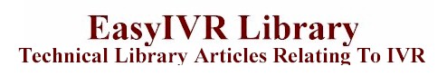 IVR Terms And Definitions