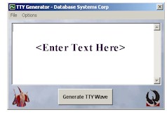 TDD TTY Message Generator