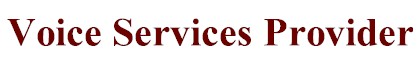 voice services provider