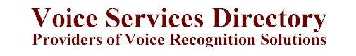 voice recognition services