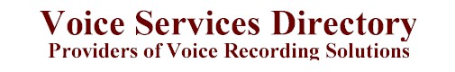 voice recording services